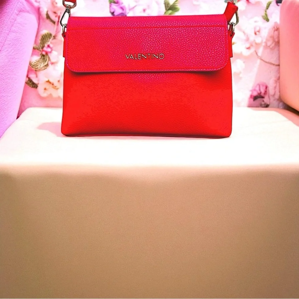 VALENTINO by MARIO VALENTINO Red Crossbody Shoulder Bag, NWOT